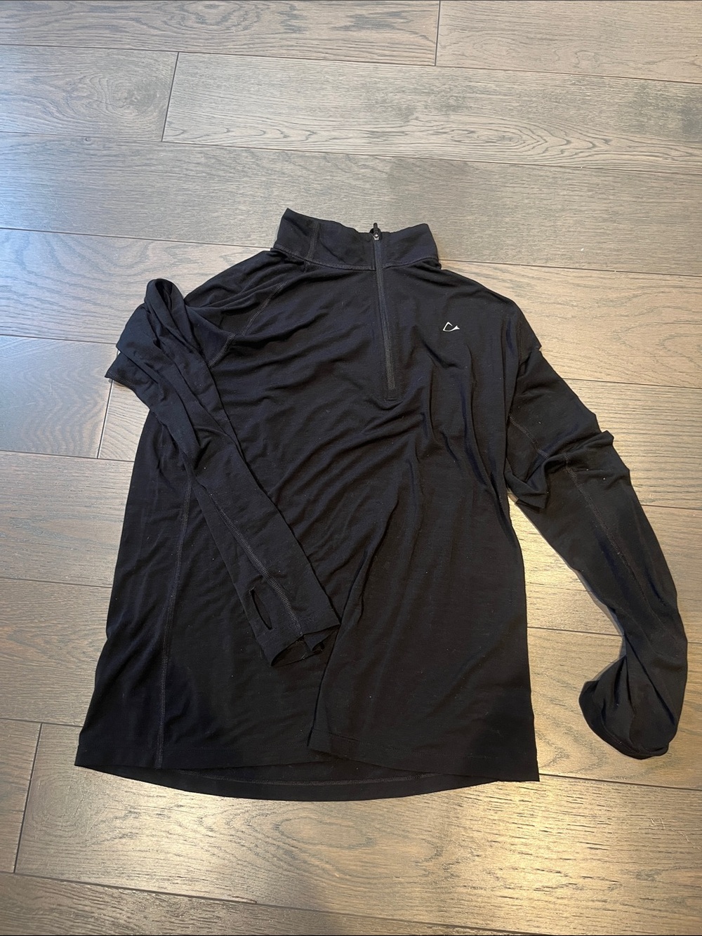 Ara Black Performance Quarter-Zip Pullover